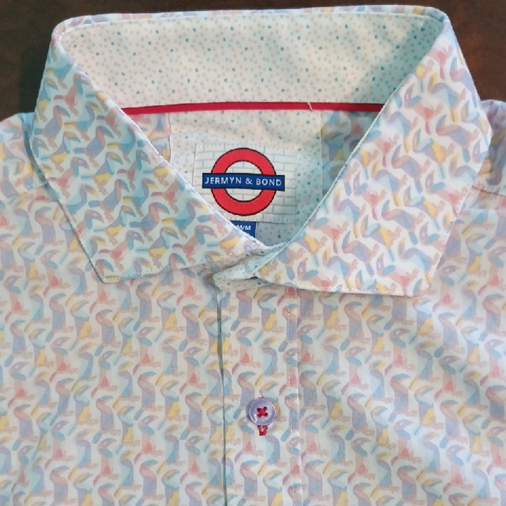 Jeremyn & Bond Toucan Multicolor Men's Shirt 6393
